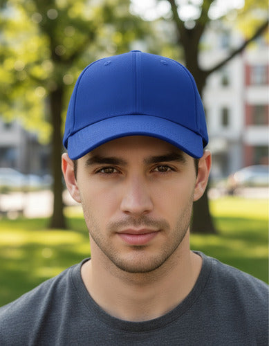 Gorro Jockey Denim Algodon Para Estampar O Bordado