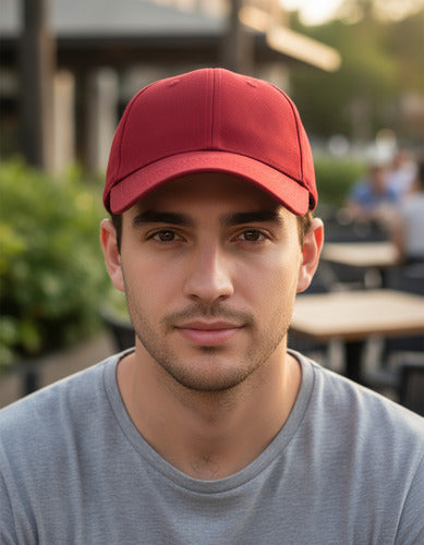 Gorro Jockey Denim Algodon Para Estampar O Bordado