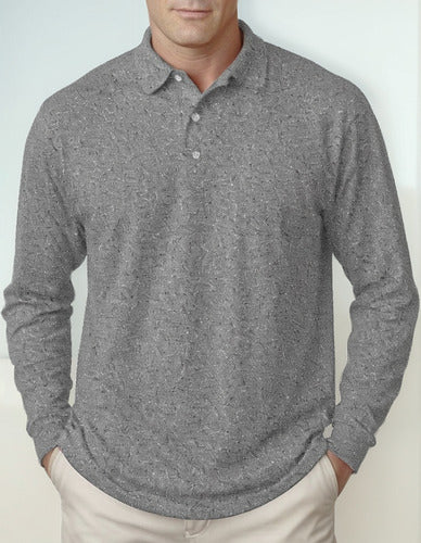 Polera Pique Unisex Manga Larga