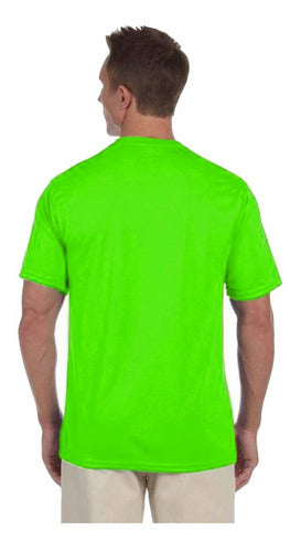 Polera Poliester Hombre Manga Corta Para Estampar