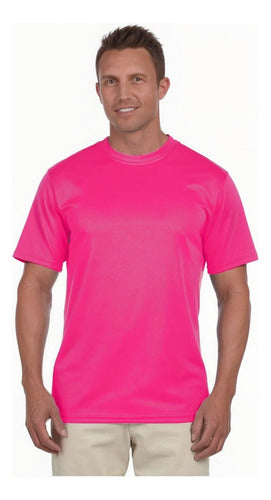 Polera Poliester Hombre Manga Corta Para Estampar