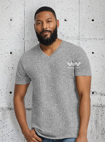 Polera Cuello V Unisex Para Estampar