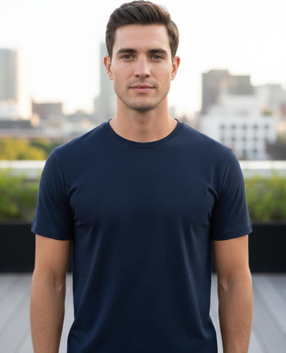 Polera Algodon Manga Corta Hombre Para Estampar