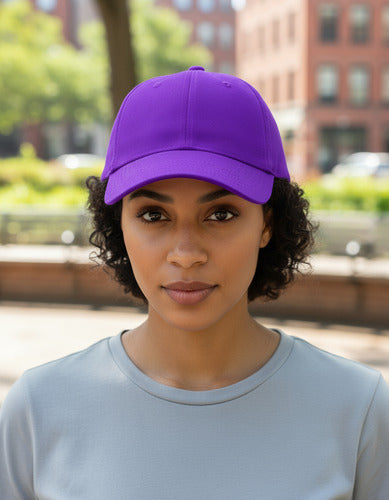 Gorro Jockey Denim Algodon Para Estampar O Bordado
