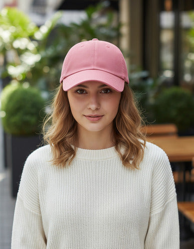 Gorro Jockey Denim Algodon Para Estampar O Bordado