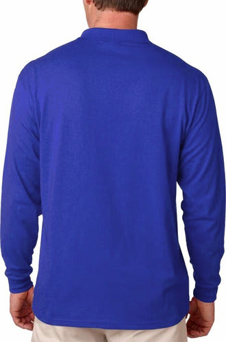 Polera Pique Unisex Manga Larga