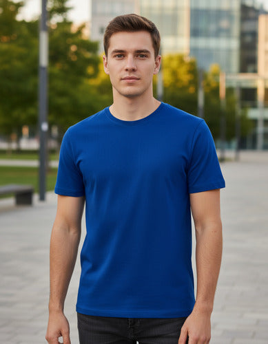 Polera Algodon Manga Corta Hombre Para Estampar