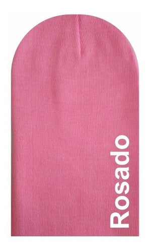Gorro De Lana Con Doblez Para Bordar