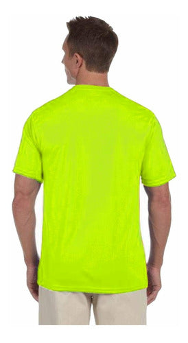 Polera Poliester Hombre Manga Corta Para Estampar
