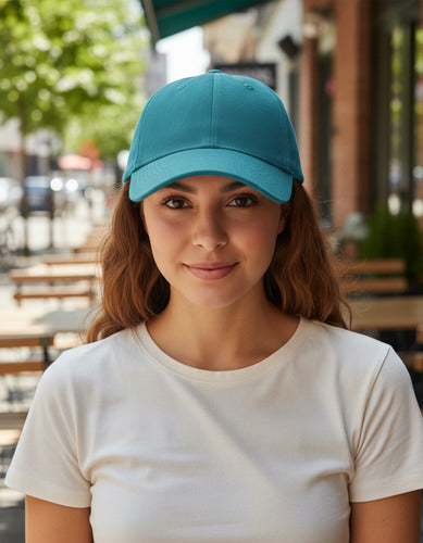 Gorro Jockey Denim Algodon Para Estampar O Bordado