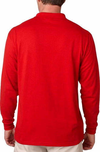 Polera Pique Unisex Manga Larga
