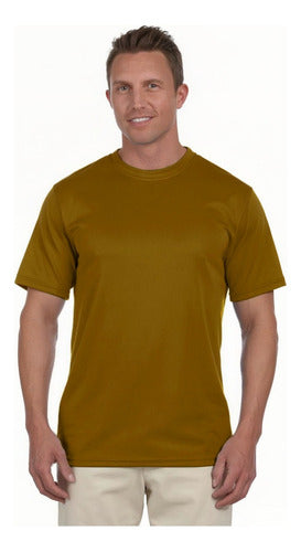 Polera Poliester Hombre Manga Corta Para Estampar