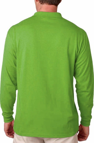 Polera Pique Unisex Manga Larga