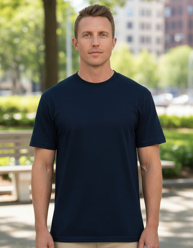 Polera Poliester Hombre Manga Corta Para Estampar
