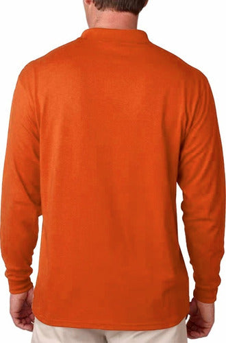 Polera Pique Unisex Manga Larga