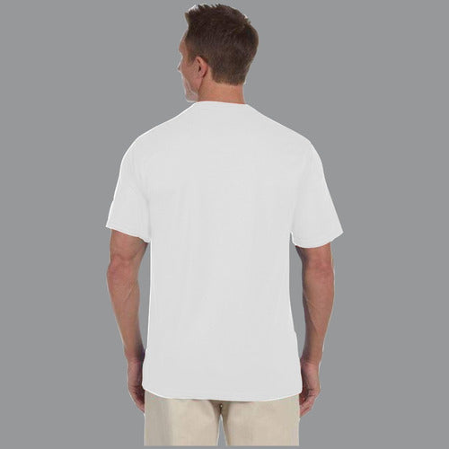 Polera Poliester Hombre Manga Corta Para Estampar