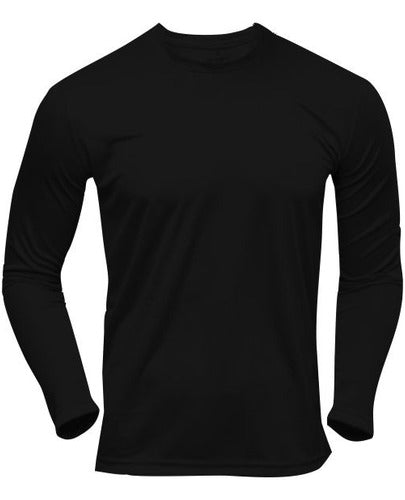 Polera Poliester Unisex Manga Larga