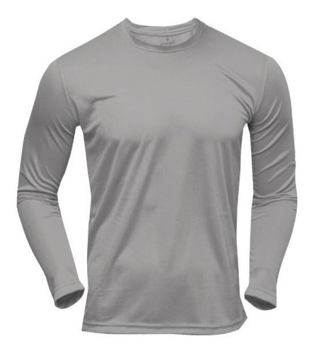 Polera Poliester Unisex Manga Larga
