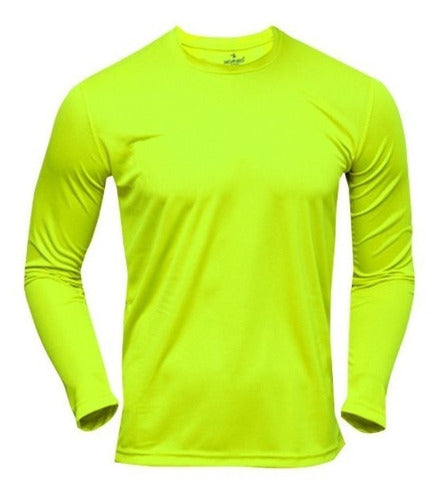 Polera Poliester Unisex Manga Larga
