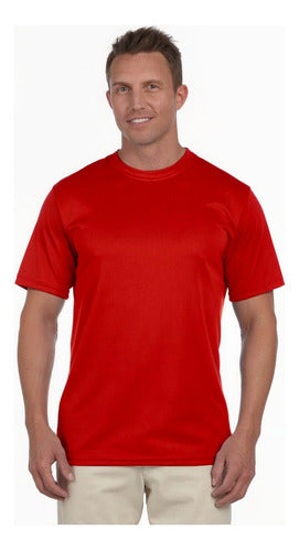 Polera Poliester Hombre Manga Corta Para Estampar