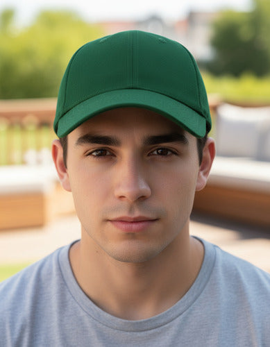 Gorro Jockey Denim Algodon Para Estampar O Bordado