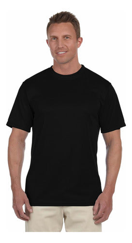 Polera Poliester Hombre Manga Corta Para Estampar