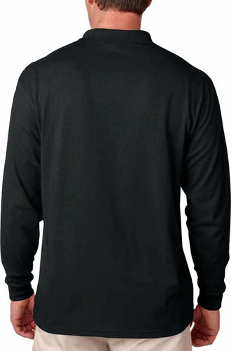 Polera Pique Unisex Manga Larga