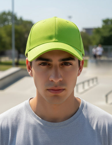 Gorro Jockey Denim Algodon Para Estampar O Bordado