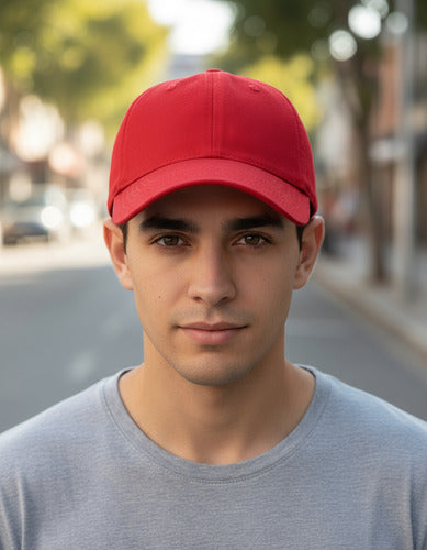 Gorro Jockey Denim Algodon Para Estampar O Bordado