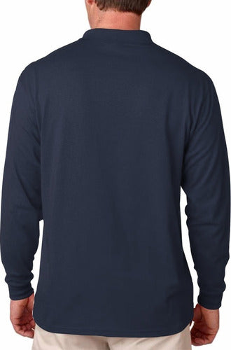 Polera Pique Unisex Manga Larga