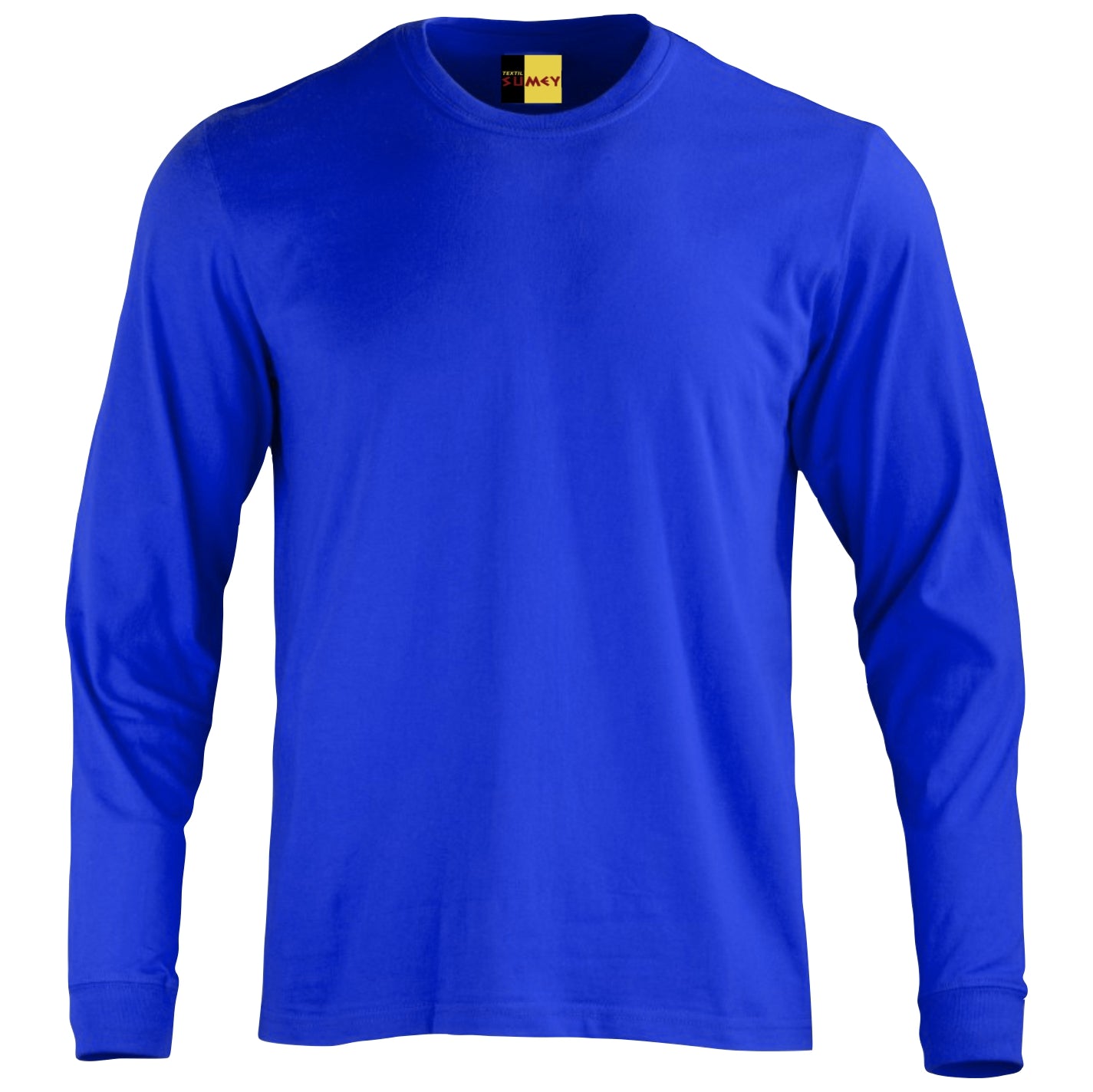 Polera Manga Larga Algodon Cuello Redondo