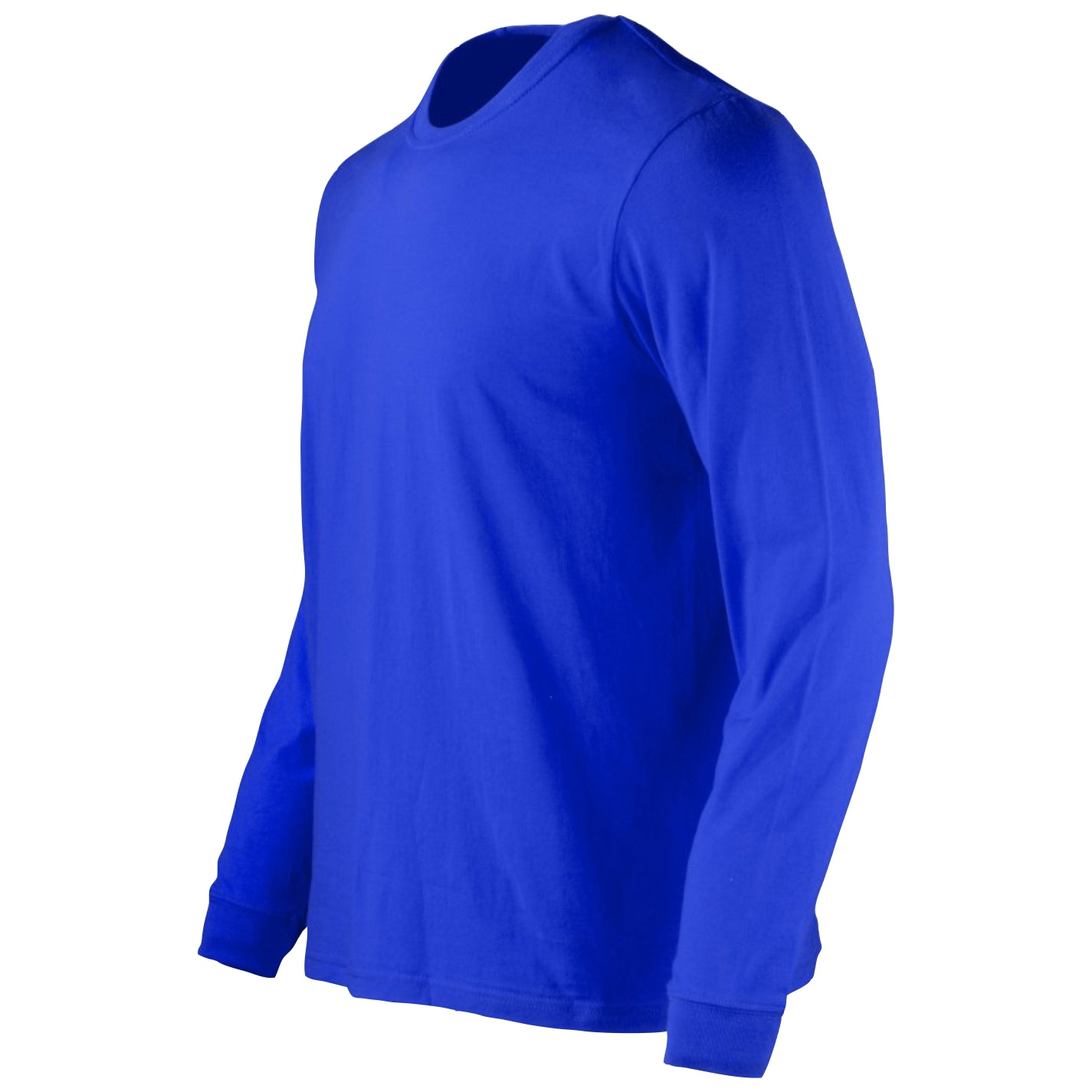 Polera Manga Larga Algodon Cuello Redondo