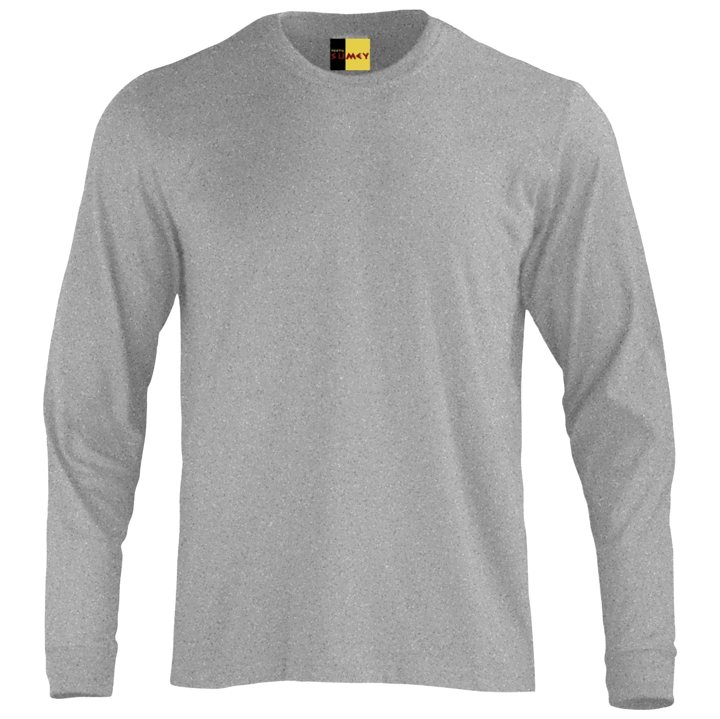 Polera Manga Larga Algodon Cuello Redondo