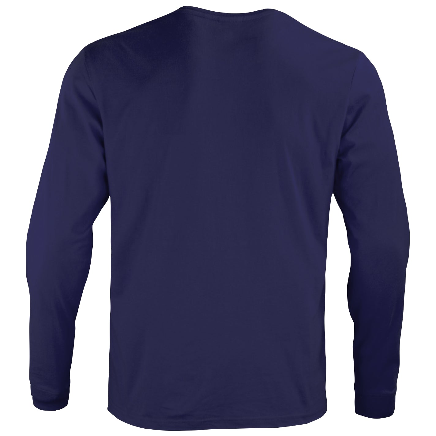 Polera Manga Larga Algodon Cuello Redondo