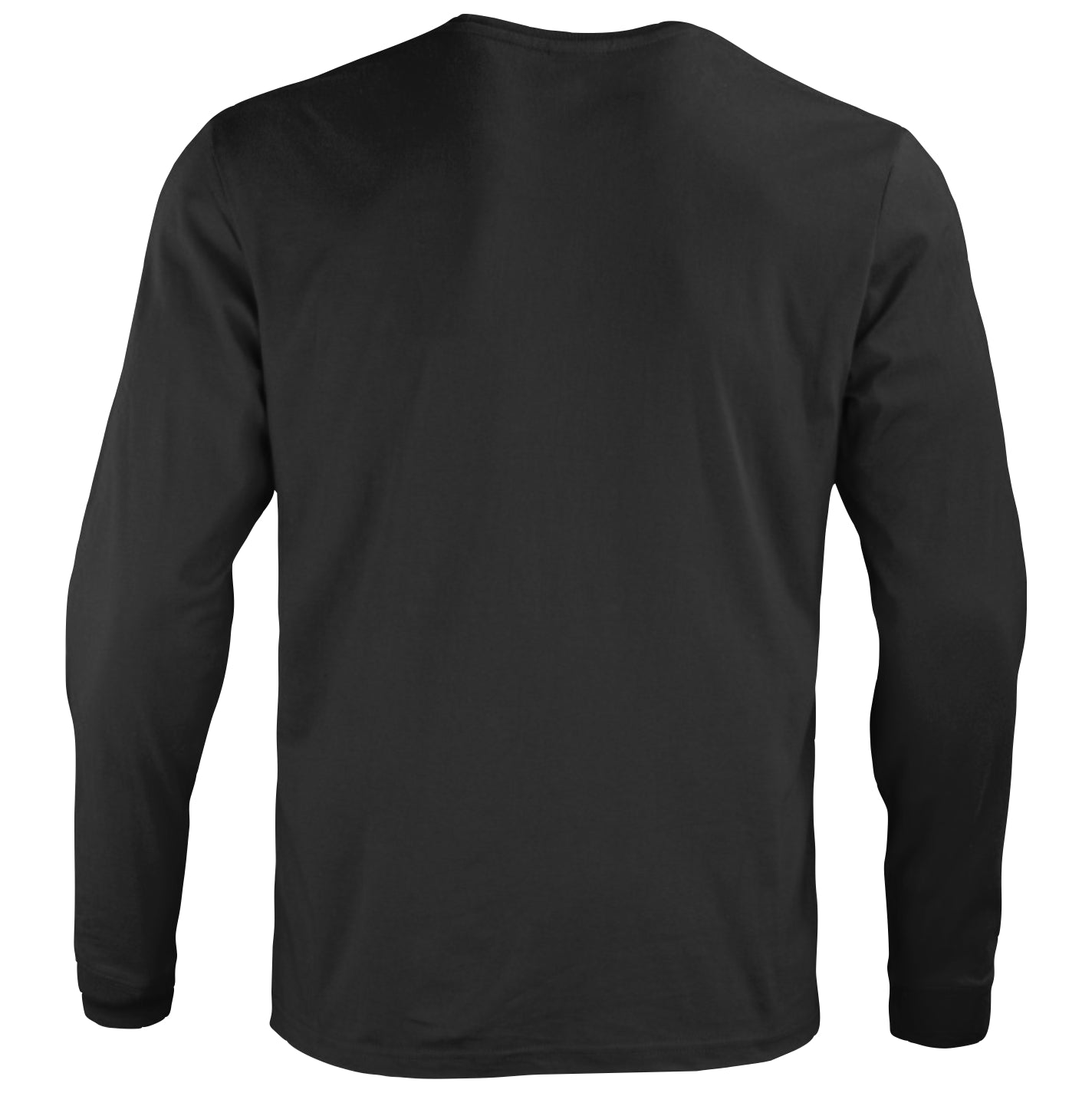 Polera Manga Larga Algodon Cuello Redondo