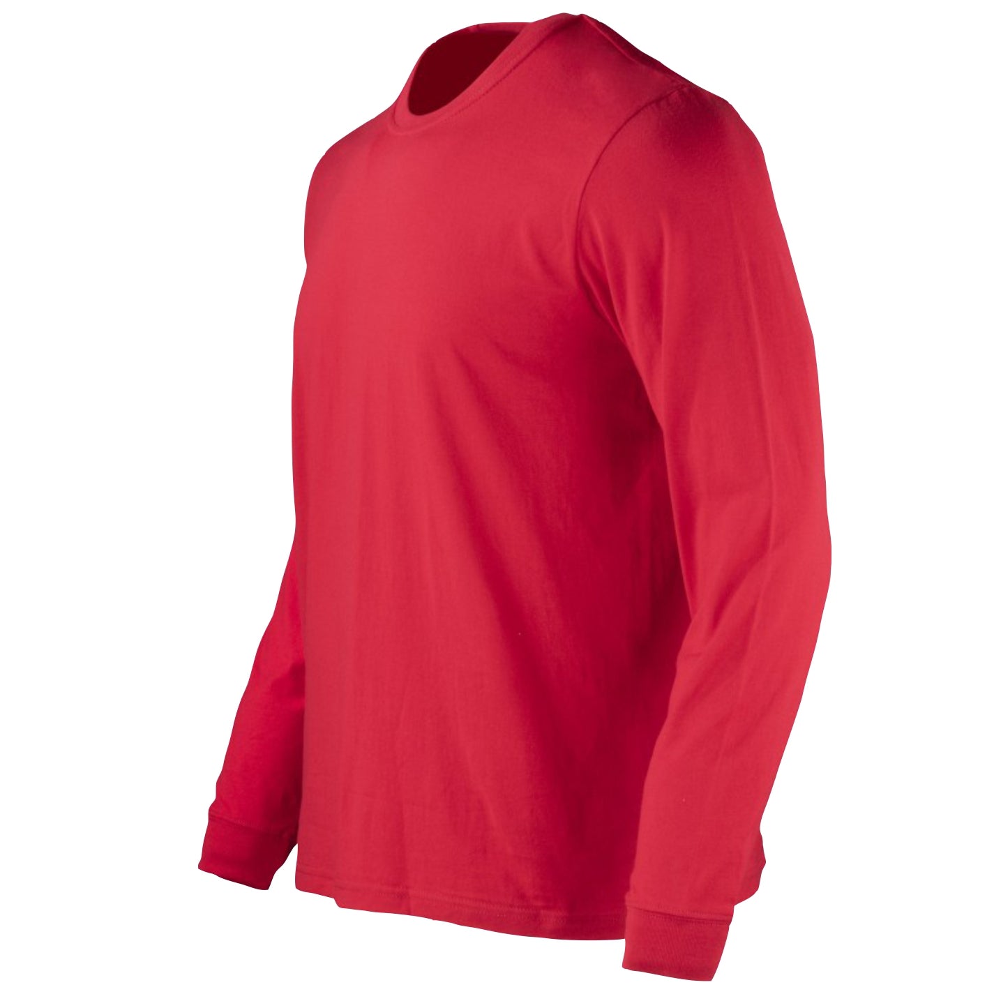 Polera Manga Larga Algodon Cuello Redondo