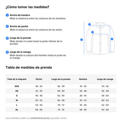 Polera Manga Larga Algodon Cuello Redondo