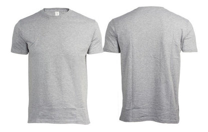 Polera Algodón Niños Manga Corta Para Estampar