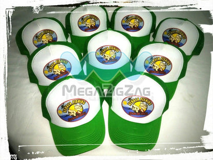 Pack6 Gorro Jockey Malla Estampado Personalizado