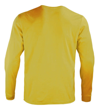 Polera Manga Larga Algodon Cuello Redondo
