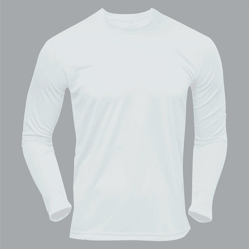Polera Poliester Unisex Manga Larga