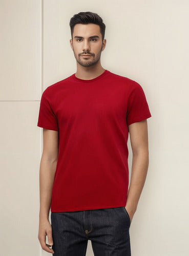 Polera Polo Algodon Manga Corta