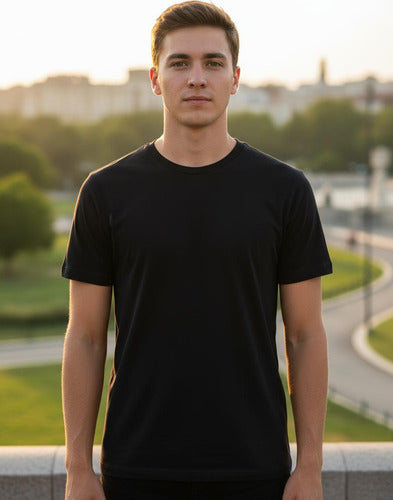 Polera Algodon Manga Corta Hombre Para Estampar