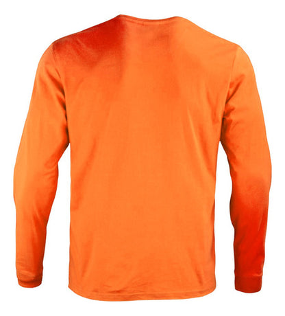 Polera Manga Larga Algodon Cuello Redondo