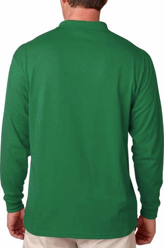 Polera Pique Unisex Manga Larga