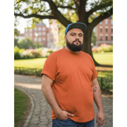 Polera Sumey Algodón Premium Plus Size Manga Corta Hombre
