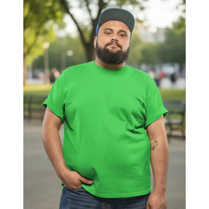 Polera Sumey Algodón Premium Plus Size Manga Corta Hombre