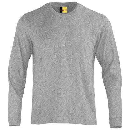 Polera Manga Larga Algodon Cuello Redondo