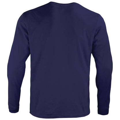 Polera Manga Larga Algodon Cuello Redondo