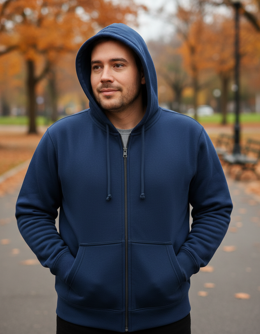 Poleron Hoddie con Cierre